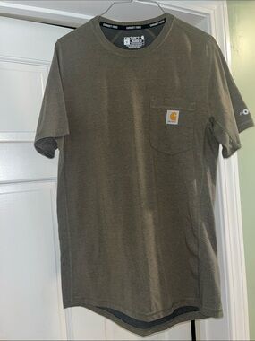 2 small Carhartt Force relaxed fit Pocket Tee